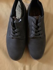 Cat  Jack Boys Griffen Loafers Size 6 Flat Soles NWT Grey/Brown