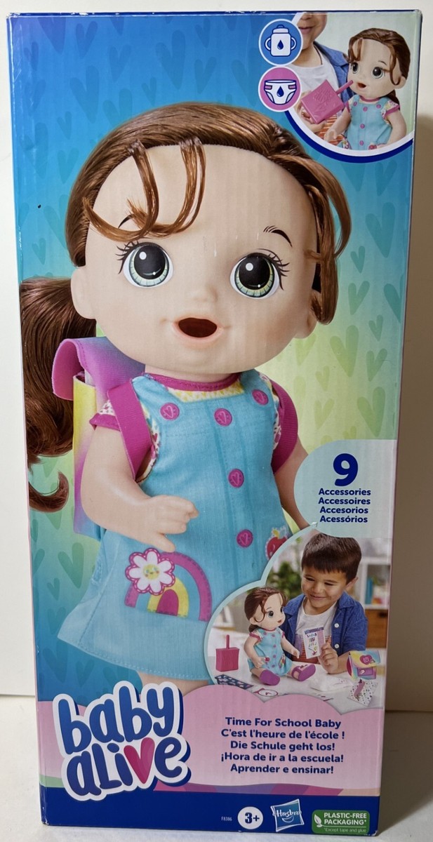 Baby Alive Time for School Baby Doll Set Back to School 12