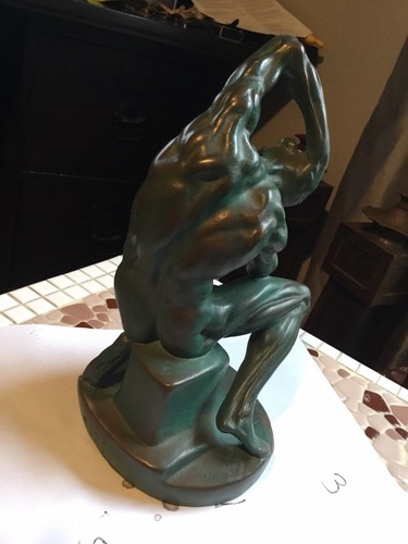 AUTHENTISCH -SUPER SELTEN- AUSTIN PRODUCTIONS SKULPTUR-MÄNNLICHER AKT -MUST SEE WOW! - Bild 5 von 9