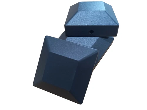 Fencing Cap 50 x 50mm Alloy Cover Timber Posts Quality Black Aluminum Post Caps - Picture 4 of 10
