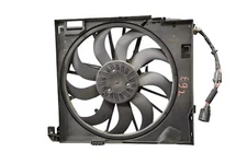 10-19 Jaguar XJ XJL X351 Engine Motor Cooling Radiator Shroud Cover Fan Assy Oem