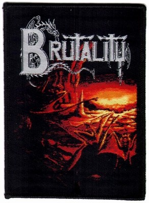 BRUTALITY - When The Sky Turns Black - Woven Patch / Aufnäher