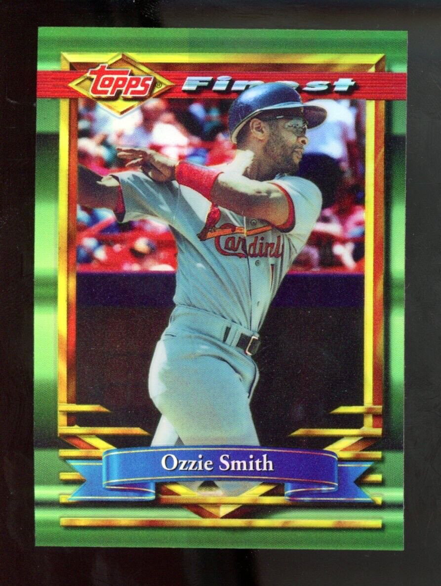 1994 TOPPS FINEST REFRACTOR PARALLEL #136 OZZIE SMITH CARDINALS SP RARE