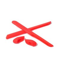 New Walleva Red Rubber Kit For Oakley Fast Jacket/Fast Jacket XL Sunglasses
