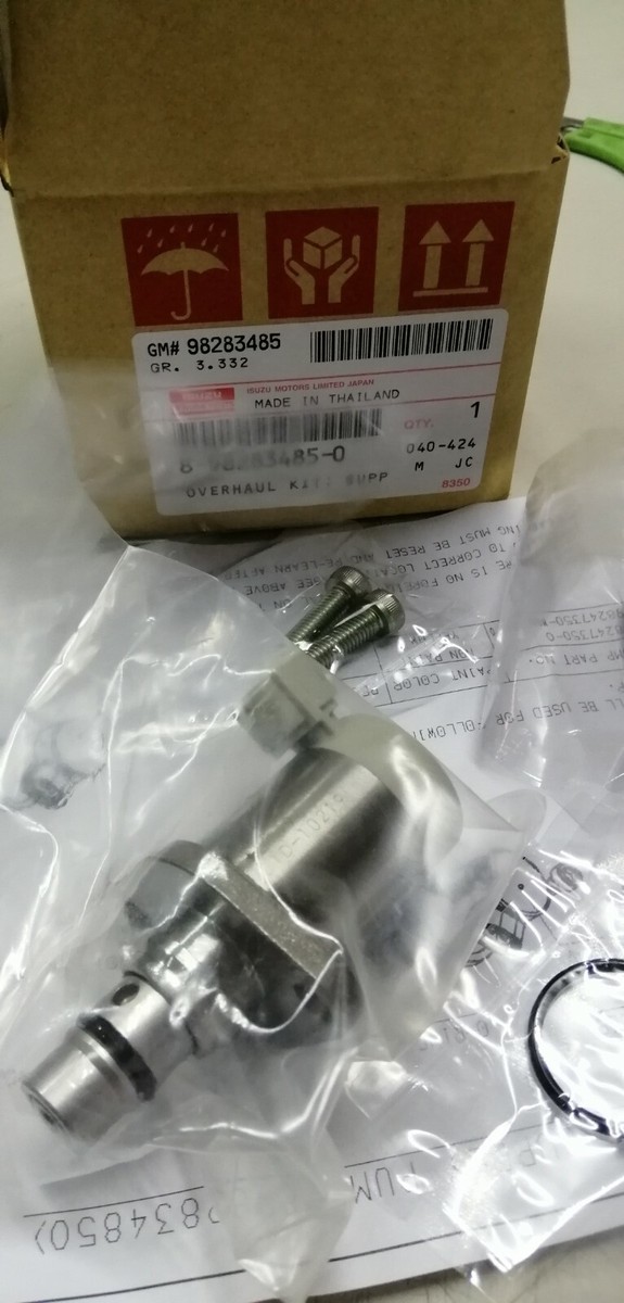 ISUZU SUCTION CONTROL VALVE KIT SCV D-MAX 1.9 Ddi 2018-20 FUEL