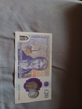 £20 Note WHERE THE NO'S READ THE SAME BOTH WAYS, LOW NO'S TOO