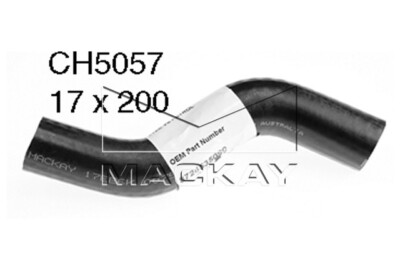 Mackay Heater Hose for Toyota 4Runner VZN130R 3.0L V6 17mm x 200mm CH5057
