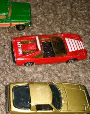 KIDCO Cars Diecasts Ferrari Vintage 1980s Lot Of 3 Cars 1:64 Scale Car Countach