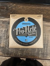 D'Addario EJ50 'Pro Arte' Silver/Black Classical strings, Hard Tension