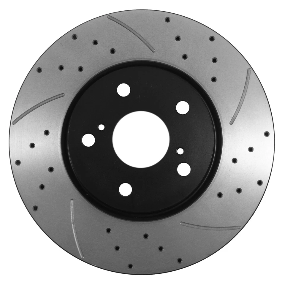 FRONT DRILLED GROOVED 296mm BRAKE DISCS FOR LEXUS IS IS250 IS220D XE20 05-13 - Image 4 of 4