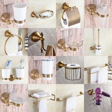 Set accessori cucina bagno ottone antico ferramenta bagno portasciugamani mset019