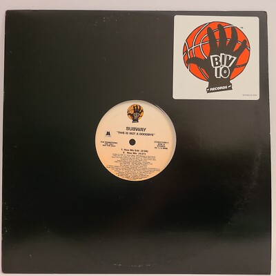 Subway - This Is Not A Goodbye 12'' PROMO Vinyl 1995 Biv 10 Records VERY GOOD+
