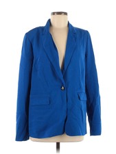 Lush Women Blue Blazer M