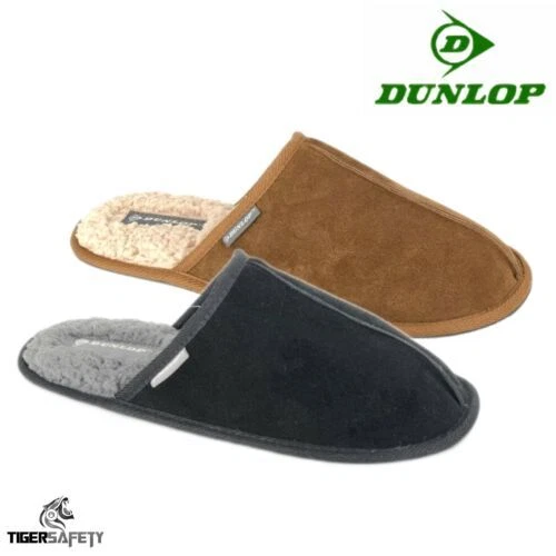 Pantuflas de gamuza Dunlop para hombre