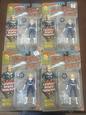 Toy Biz-Marvel Super Heroes Fantastic Four Invisible Woman Figure 1994 Lot Of 4