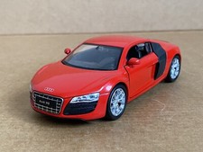 Welly Audi R8 V10 Coupe, 1:38 Scale, Die Cast, Red, Rare, Pull Back, VGC.