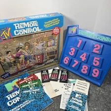 VTG 1989 Pressman MTV Remote Control Board Game Complete except for NO Timer
