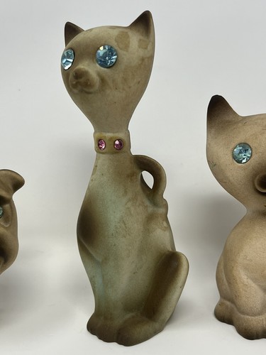 MCM Five Roselane California Pottery Sparklers gatti, bulldog e gufo - Foto 5 di 17