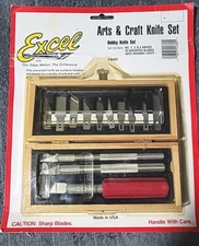 Excel Craft Hobby Knife Set - Hand Tool Set - #44382