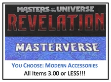 Masters of the Universe M.O.T.U Modern Masterverse & Other Parts and Accessories