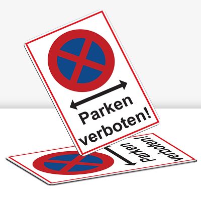 2 Pieces Absolute No Hold Sign 20 x 30 cm Aluminium 3 mm Aluminium Dibond Sturdy Al...