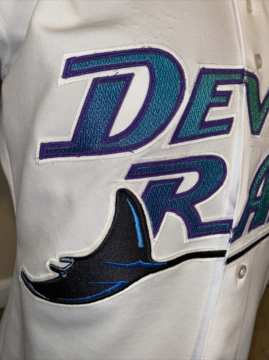 Tampa Bay Devil Rays Vintage Russell Athletic Authentic Home