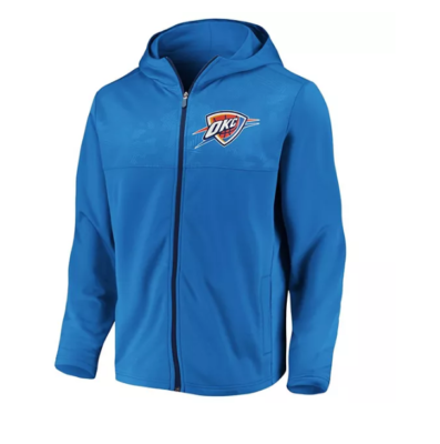 Men's Oklahoma City Thunder Defender Mission Zip-Up Hoodie MSRP