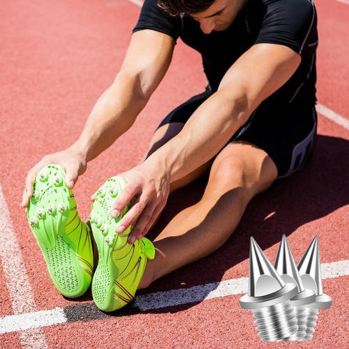 1/4 Inch Track Spikes 130pcs Stainless Steel Pyramid Shoe Spikes with Spike W... - Picture 5 of 6