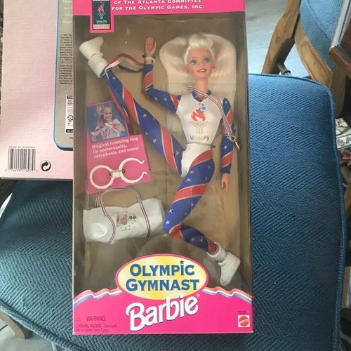 Vintage 1995 Olympic Gymnast Barbie (New in Box) Atlanta Games NRFB
