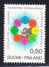 Finlande 1972 MNH Mi 715 Sc 523 Conférence pour la sécurité et la coopération...