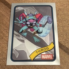 2025 topps chrome marvel base cards THROG 46
