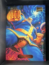 1994 Marvel Masterpieces Gold Foil Signature Series Card Thanos #122