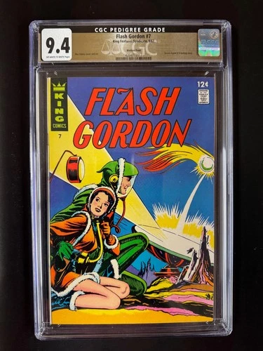 FLASH GORDON #7  CGC 9.4  HIGHEST GRADED - RARE Pedigree - NEW CGC Case