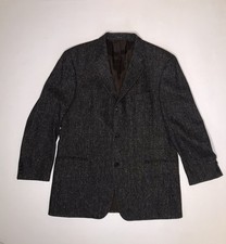 Hugo Boss Brown Tweed Twill Wool Blend Blazer Sport Coat 42R