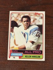 1981 Topps - Kellen Winslow #150 Rookie Card (RC) San Diego Chargers HOF