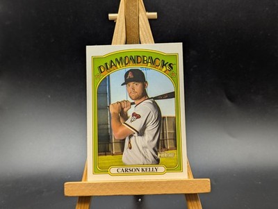2021 Topps Heritage Carson Kelly French Text Parallel Arizona Diamondbacks
