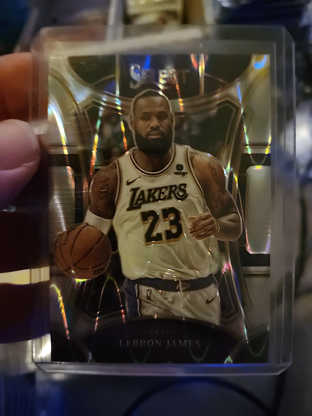 LEBRON JAMES 2023-24 Panini Select Basketball NBA Mezzanine Tectonic Lakers