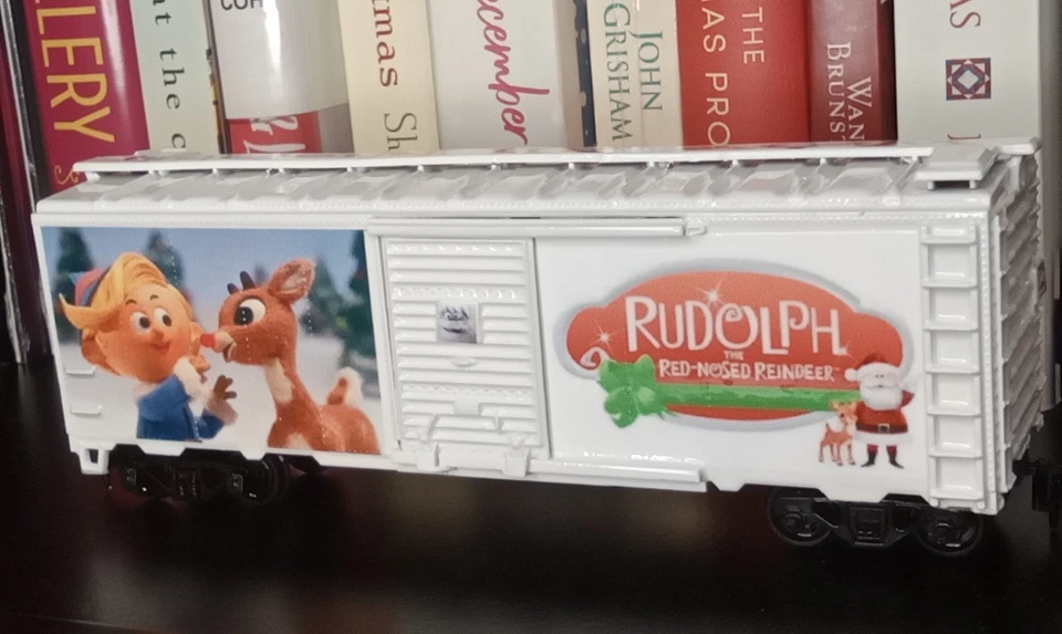 HO gauge Rudolph the red nosed reindeer Christmas scale train boxcar Athearn - Image 2 of 4