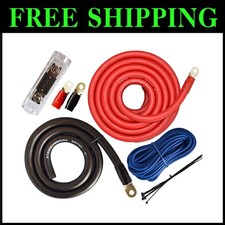 0 Gauge Amp Kit - 7500W Power Install Cables