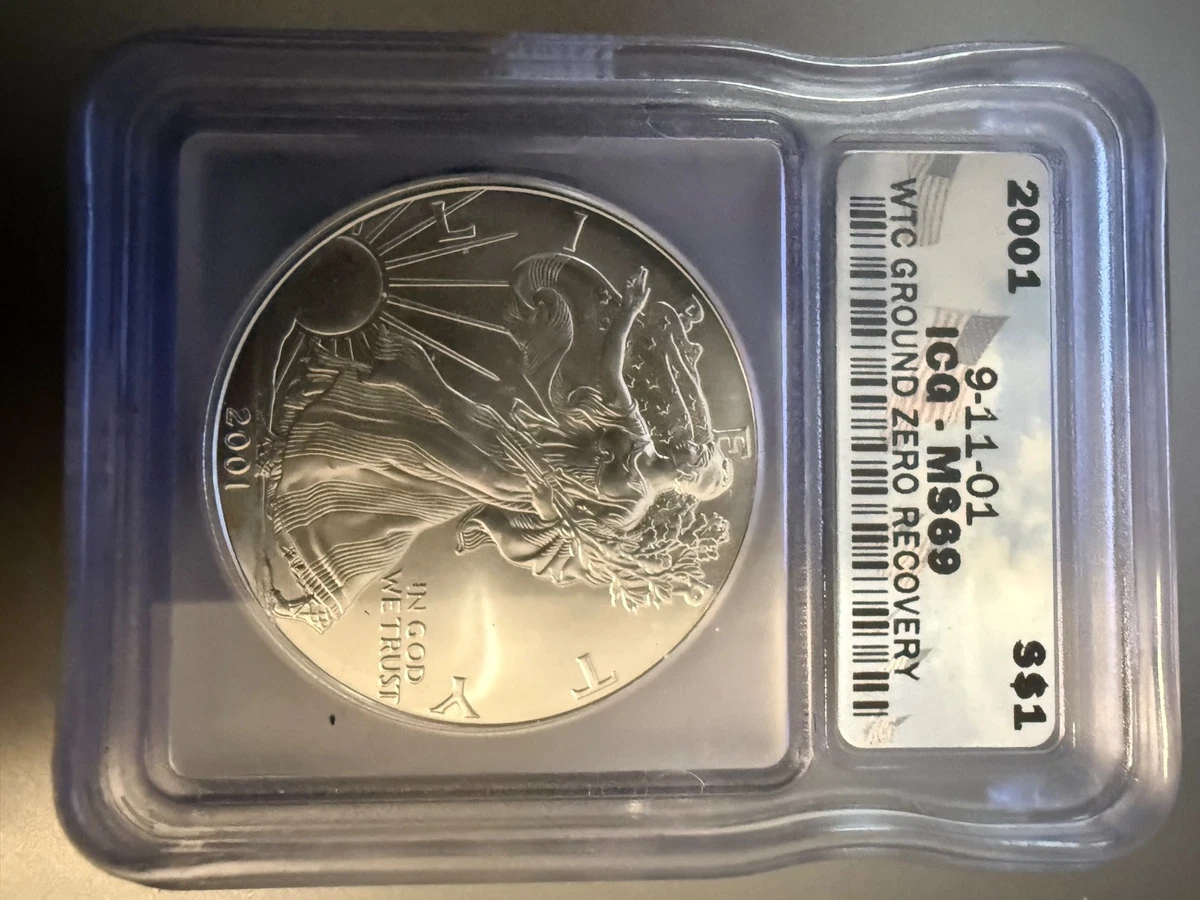 American Eagle MS 69 Graded 2001 Silver Bullion Coins for sale | eBay