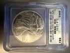 2001 American Silver Eagle - WTC Ground Zero Recovery (ICG MS69) ASE