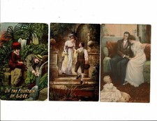 3 Card Lot, Comic, Love & Romance, Baby, First Love, Fountain of Love!