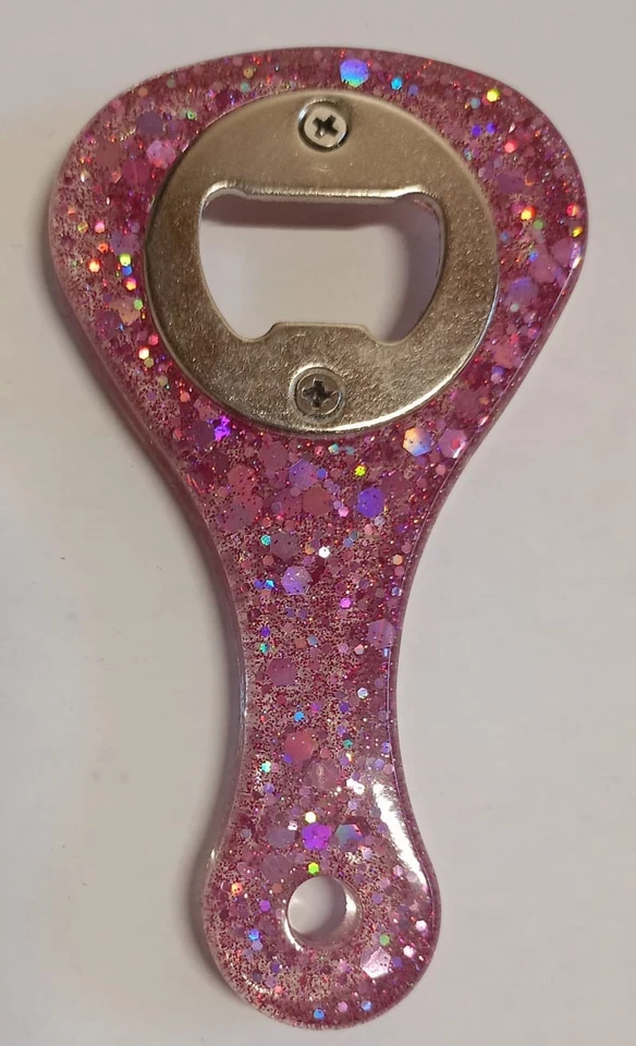 Apribottiglie in resina artigianale handmade moderno regalo originale bar casa - Immagine 3 di 4