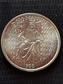 Monnaie Argent Portugal 1000 Escudos Dom Manuel I 1998