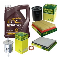 Mann Inspektionspaket 5L Mannol Energy 5W-30 FüR Nissan Primera 1.6 16V