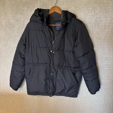 Gap Kids Puffer Jacket with a fleece lining XXL Hooded Black