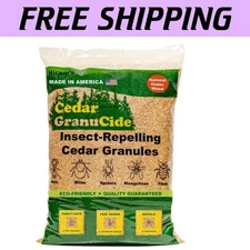8 lbs Natural Cedar Granules for Indoor and Outdoor Pest Control - Eco-Friendly