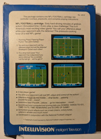 NFL Football Intellivision Video Game 1979 Complete in Box CIB Tested Ships Fast