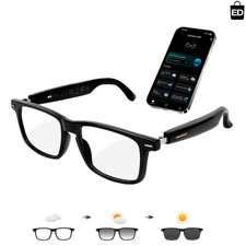 Innovative Smart Glasses with AI Assistant, UV Protection & 20 Days Battery Life