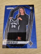 2024 Panini Prizm WNBA #140 Elizabeth Kitley Blue Velocity Prizm Vegas Aces 